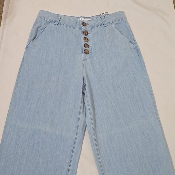Zara wideleg pants size small. - Picture 1 of 11